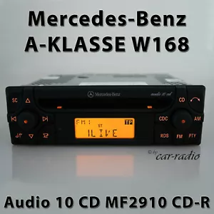 Original Mercedes W168 Radio Audio 10 CD MF2910 CD-R A-Klasse V168 Autoradio RDS - Bild 1 von 11
