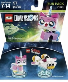 Lego Dimensions The Lego Movie Unikitty Fun Pack 71231 Set Kitten Cat Kitty