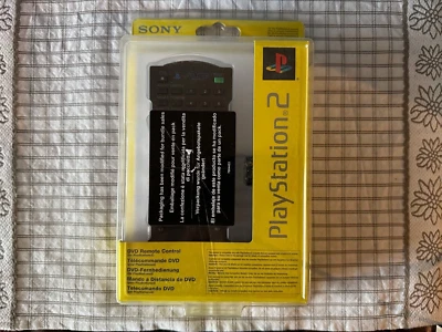 SONY PLAYSTATION 2 PS2 BLACK DVD REMOTE CONTROLLER SCPH-10420E Brand New Sealed - Image 1 of 2