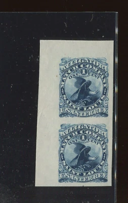 RO7P3 Alligator Match Private Die Match Proof on India Pair of Stamps (Bx 3473) - Image 1 of 2