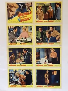 Menace in the Night 1958 Vintage Lobby Card Set w/ Griffith Jones & Lisa Gastoni - Picture 1 of 9