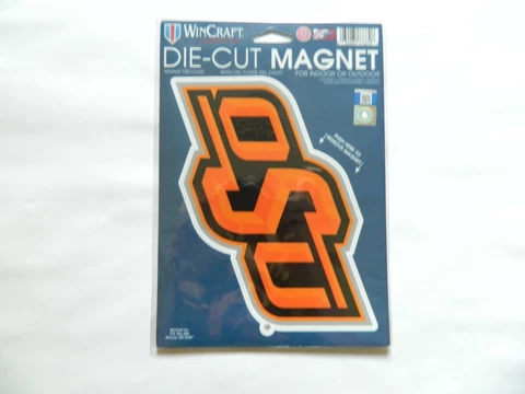 Oklahoma State University Cowboys Die Cut OSU Magnet 4.5 inches by 7 inches Cover