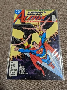 Action Comics #588 (1987) DC Comics 'Superman & Hawkman' NM - Foto 1 di 1