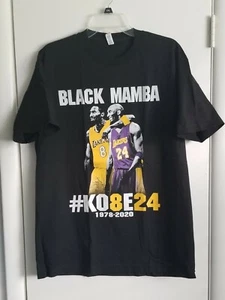**NEW** Men's Kobe Bryant BLACK MAMBA LA Lakers Shirt Size XL - Picture 1 of 5