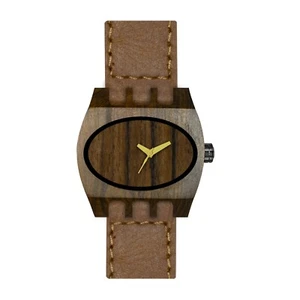 New Mistura Kamera Wooden Watch. BROWN-PUI-TEAK-Y. Handmade wooden timepiece. - Picture 1 of 4