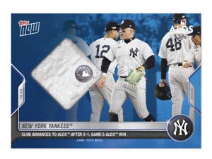 Game Used Relic # /49 New York Yankees 2022 TOPPS NOW Card 1098B 🔥ALCS