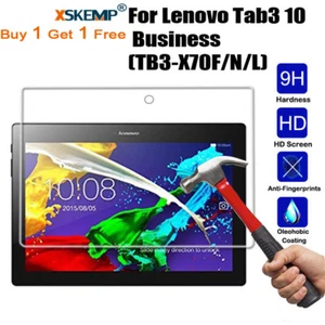 2X Gorilla Real Tempered Glass HD Film Screen Protector Cover For Lenovo Tablets - Picture 1 of 27