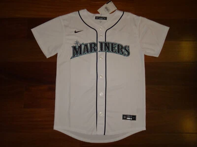 Футболка молодежная Edgar Martinez Seattle Mariners Nike белая домашняя для игроков - Изображение 1 из 4