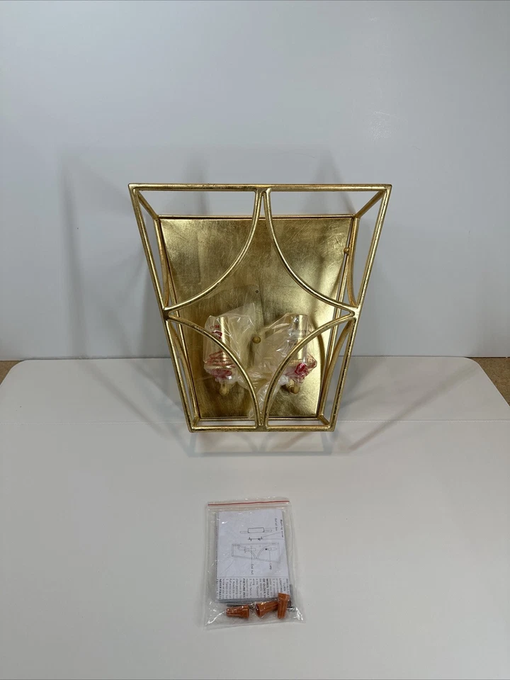 Бра настенное Hudson Valley Lighting 4800-GL Green Point 2 лампы - золотистое - Изображение 1 из 4