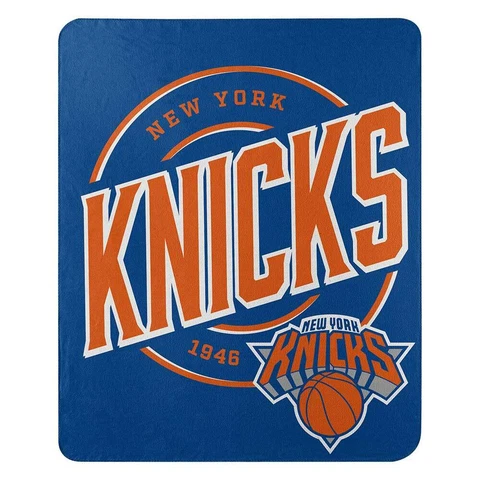 New York Knicks NBA Northwest 50"x60" Campaign Fleece Throw Blanket FREE Cover