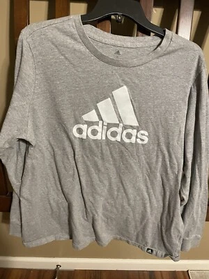 Camiseta Adidas Para Hombres 1X Polar Manga Larga Metal Gris Talla XLarge Foto 1 de 4