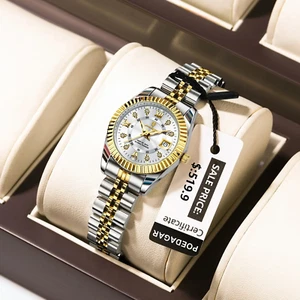 Damen Uhr Quarzuhr – Armbanduhr,Edelstahl Uhr Frauen,Geschenk Damen,Damenuhr - Bild 1 von 20