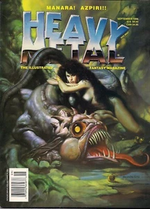 HEAVY METAL THE ILLUSTRATED FANTASY MAGAZINE~SEP~1996~HARD~TO~FIND!~HOT METAL!~~ - Picture 1 of 11