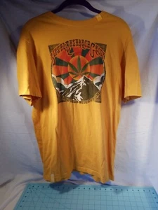 Camiseta para hombre LRG ""Always High, Never Falling"" naranja/amarilla - talla mediana - Imagen 1 de 6