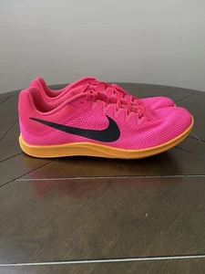 Nike Rival Distance Track Spikes Size 12 Men Pink Orange Running DC8725-600 - Picture 1 of 13