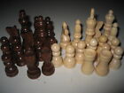 32 piéces jeu d'échecs en bois