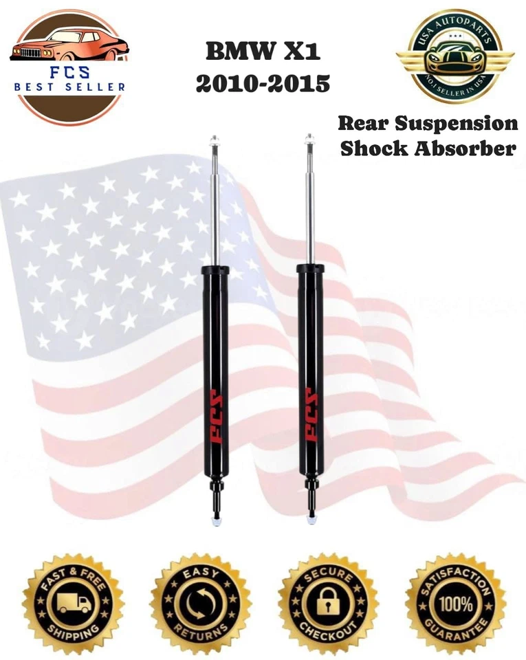 Amortiguador suspensión trasera premium FCS Auto Parts BMW X1 2010-2015 Foto 1 de 4