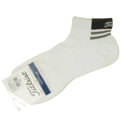Calcetines redondos de golf Titleist longitud corta US7-US9 TSMS1996 color blanco y gris  Foto 1 de 4