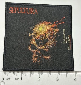 sepultura beneath the remains Black Border Woven Patch  - Picture 1 of 1