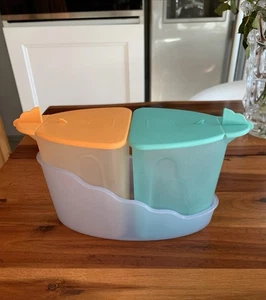 Tupperware Junge Welle Milchkännchen /Zuckerdose Set ,Mehrfarbig ,20Lx11Bx7H - Bild 1 von 19