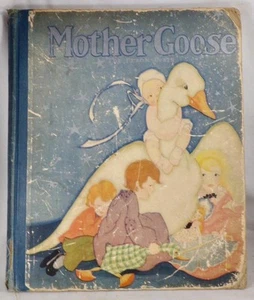 Mother Goose Book Fern & Frank Peat Great Illustrations Saalfield 1929 As Is - Picture 1 of 20