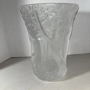 Art Deco Josef Inwald Dans La Foret Into the Forest Bäume Barolak Kunstglas Vase - Bild 1 von 15