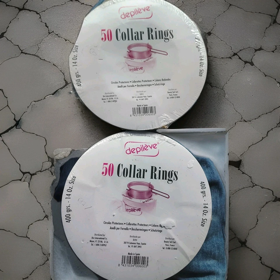  ANILLOS DE CUELLO Depileve 14 oz tamaño (003) 2 x 50 = 100 anillos Foto 1 de 1