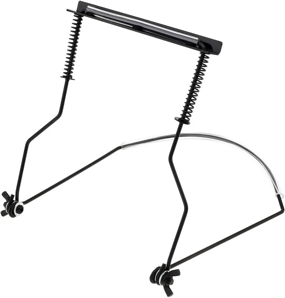 Harmonica Holder Neck Holder Stand, Mouth Organ Metal Frame Adjustable for 10 Ho - Image 1 of 4