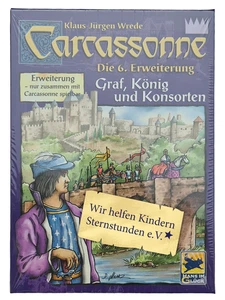 Carcassonne 6. Erweiterung Graf, König und Konsorten von Hans im Glück OVP - Bild 1 von 2
