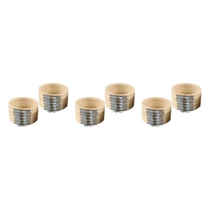 1/2/3 12Pcs Bamboo Hand Embroidery Hoops Circle for Art Craft Ornaments Tools - Picture 1 of 5