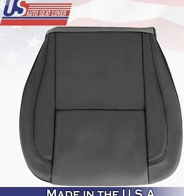 2000 2001 For Lexus GS430 Driver Side Bottom Synthetic Leather Seat Cover Black - Image 1 of 4