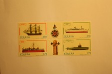 Francobolli serie quartine marina militare intonse 1960