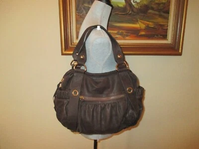 Gianni Chiarini 挎包 单肩包 手提包 皮革拉链口袋 带金色铆钉 — 第 1/4 张图片