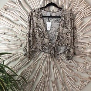 Shade And Shore Swim Beach Blouse Cover Up Size Small - Picture 1 of 4