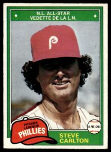 1981 O-Pee-Chee Steve Carlton Philadelphia Phillies #203 R124