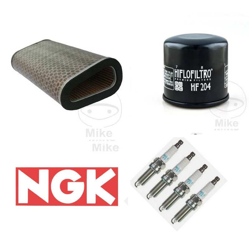 Honda CBF 600 NA 08-12 Service Kit Hiflo Air & Oil Filter + NGK Spark Plugs (4) - Imagem 1 de 1