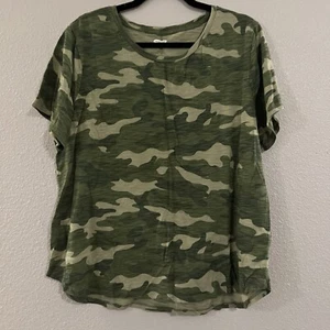 Old Navy Camouflage 100% Cotton Everywear Tee Sz XL EUC - Picture 1 of 6