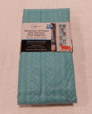 Mainstays Nonwoven 24-pocket Over-the-Door Shoe Organizer - Holds up to 12 pairs - Image 1 of 4