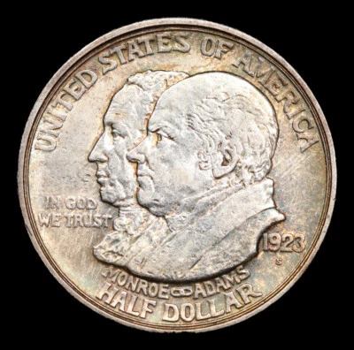 1923-S Monroe Comemorative Silver Half Dollar - Uncirculated - Image 1 of 4