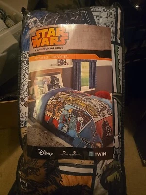 EDREDÓN REVERSIBLE STAR WARS 2016 TWIN DARTH VADER C-3PO R2-D2 CHEWBACCA Foto 1 de 3