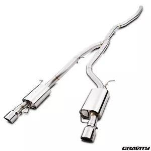 SISTEMA DE ESCAPE TRASERO GATO DE ACERO INOXIDABLE 3" PARA BMW SERIE 3 E92 335D 05-13 - Imagen 1 de 12