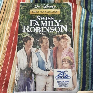 WALT DISNEY SWISS FAMILY ROBINSON MOVIE VHS SEALED NEW FAMILY FILM COLLECTION - Picture 1 of 6