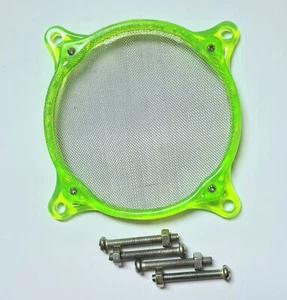 UV Green 80mm Cooling Fan Dust Filter w/ Stainless Steel Mesh Removable Washable - Picture 1 of 5
