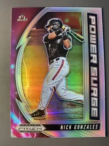 Nick Gonzales 2020 Rc Rookie Prizm Silver Power Surge Pittsburgh Pirates Sp Rare - Picture 1 of 2