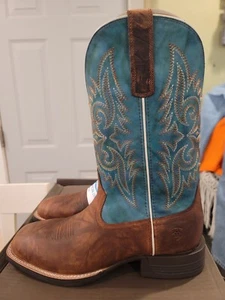 Ariat Men's Wild Thang Brown Wide Square Toe Western Boots 10042393 - Picture 1 of 10