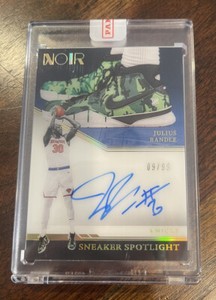 2021-22 Panini Noir Sneaker Spotlight Signatures Julius Randle Knicks 09/99 HOTT