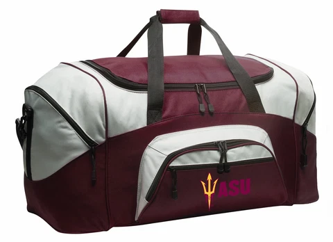 GREAT CHRISTMAS GIFT ASU Duffel Bag ARIZONA STATE SUNDEVILS Gym Bag Duffel Cover