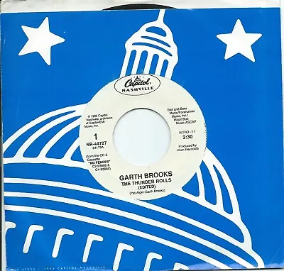 Garth Brooks:The thunder rolls/Victim of the game:US Capitol:1990 - Image 1 of 2