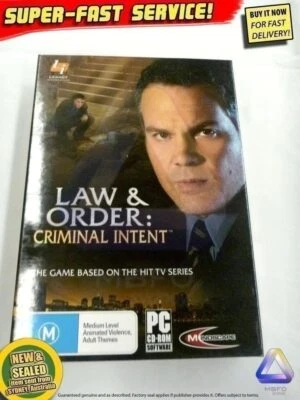 LAW & ORDER Criminal Intent game PC NEW software CD DVD and from CI 1 2 3 season - Image 1 of 4