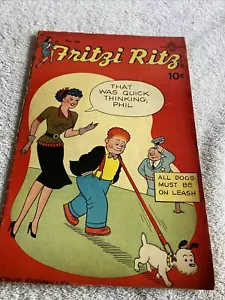 Fritizi Ritz Comics #34 United Features Syndicate 1954 Golden Age - Picture 1 of 19